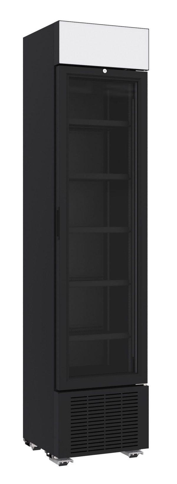 Displaykøleskab - 232 liter - Sort