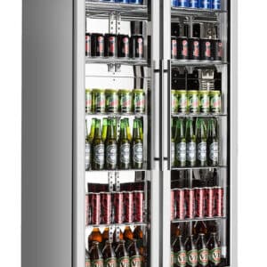 Displaykøleskab - 2 låger - 458 liter