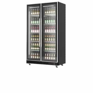 Displaykøleskab - 2 skydedøre - 750 liter