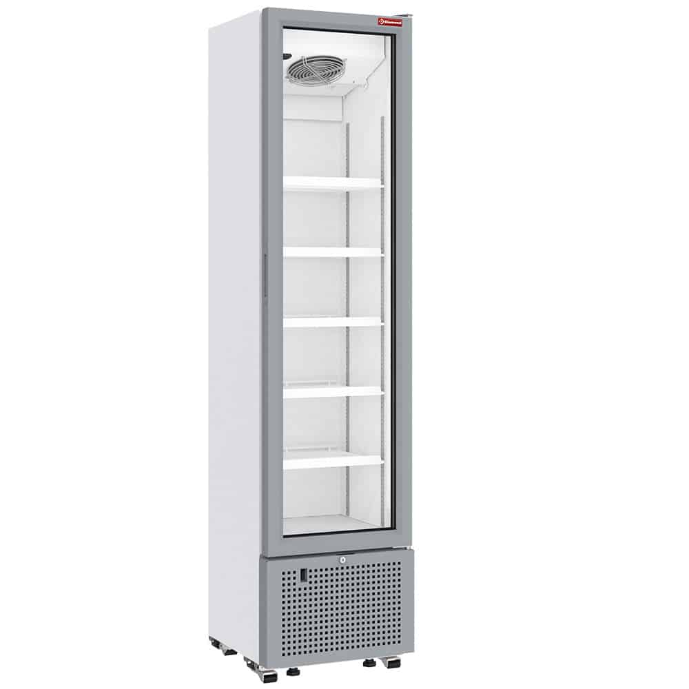 Displaykøleskab 221 liter HVID