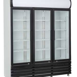 Displaykøleskab - Sorte låger - 1065 liter