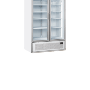 Køleskab / Displaykøleskab - 1200 liter - Hvid/Sølv