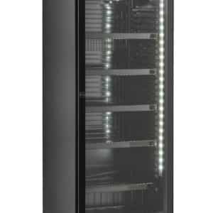 Køleskab / Displaykøleskab - 1 dør. Sort - Indbygget LED-lys