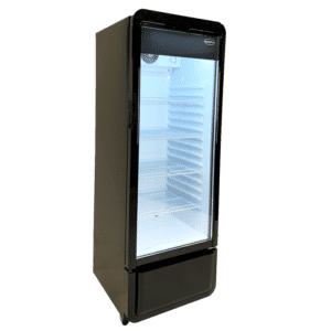 Køleskab / Displaykøleskab - 1 dør. Sort - Indbygget LED-lys - Smart Design